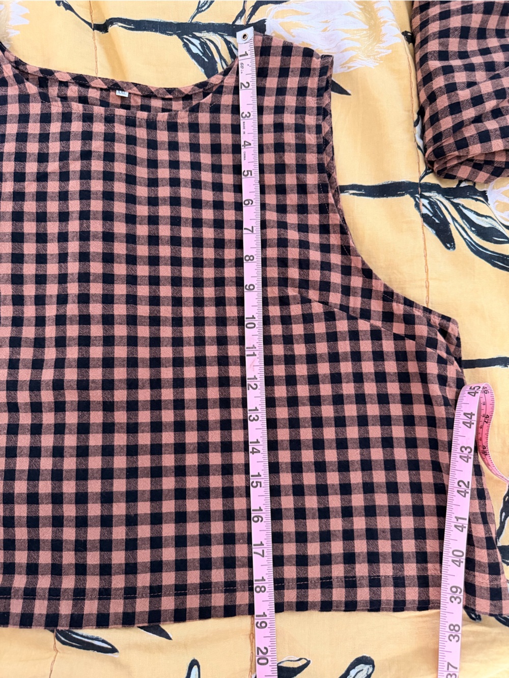 Gingham Coordinating Matching Set 2 Piece Outfit - Picture 7 of 8